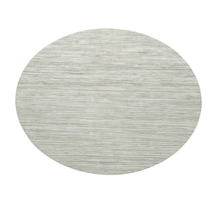 Ecru Grasscloth Round Mat, Set/4 - La Cuisine