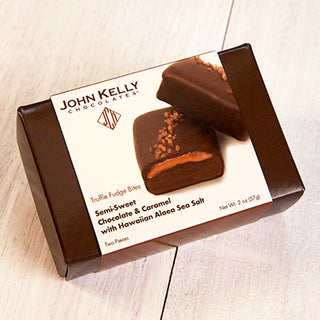 Semi-Sweet Chocolate & Caramel w/Hawaiian Alaea Sea Salt (2 PC) - La Cuisine