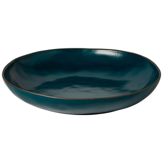 Low Serving Bowl, Stacked Organic - Deep Sea - La Cuisine