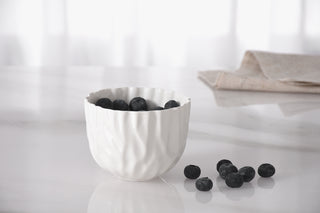 Mascali Bianca Snack Bowl, White - La Cuisine