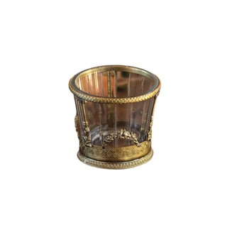 Antique Gold Vanity Candle Holder - La Cuisine