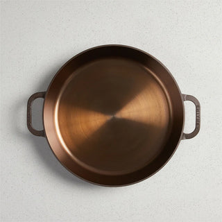 No. 14 Dual Handle Cast Iron Skillet - La Cuisine