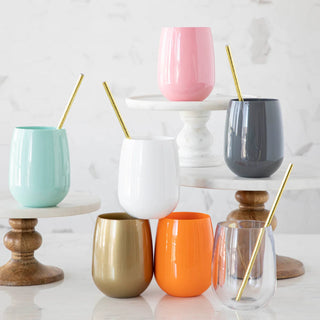 Stemless Wine, Gold - La Cuisine