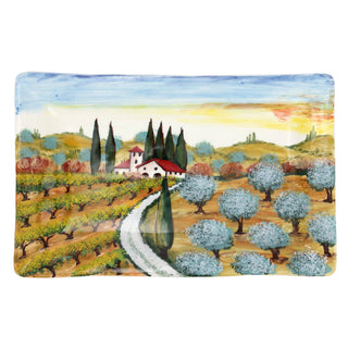 Terra Toscana Rectangular Platter - La Cuisine