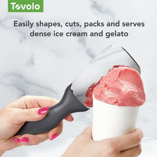 Tilt Up Ice Cream Spade Charcoal - La Cuisine
