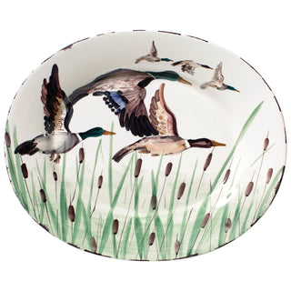 Wildlife Mallard Large Oval Platter - La Cuisine