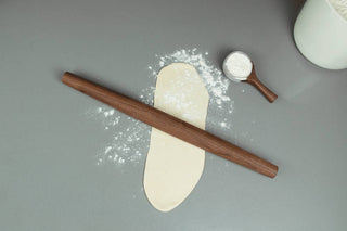 17.5" Walnut Wood French Tapered Rolling Pin - La Cuisine