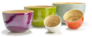 Shallow Bamboo Bowl in "Nature", Medium - La Cuisine