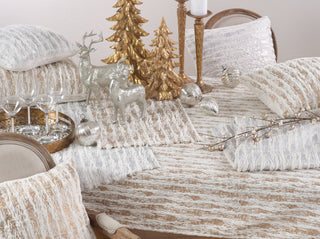 Foil Print Faux Fur Runner - La Cuisine