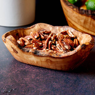 Medium Rustic Olive Wood Dish - La Cuisine