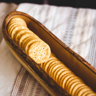 Olive Wood Bread Basket - La Cuisine