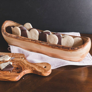 Olive Wood Bread Basket - La Cuisine