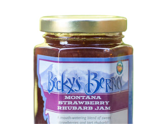 Montana Strawberry Rhubarb Jam 3 oz - La Cuisine