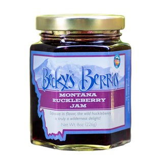 Montana Wild Huckleberry Jam, 8 oz - La Cuisine