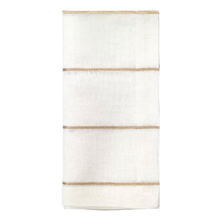 Metallic Thread Gold 22" Napkin, Set 4 - La Cuisine
