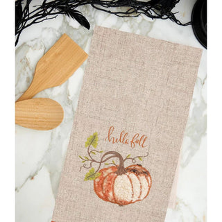 Harvest Time Pumpkin Kitchen Towel - La Cuisine