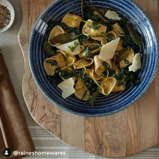 Studio Blue Cobalt Medium Ridged Bowl - La Cuisine