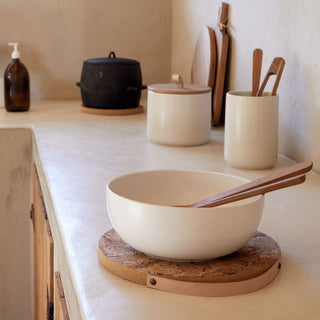 Serving Bowl 10'' Pacifica, Vanilla - La Cuisine