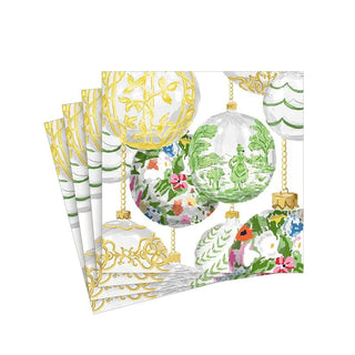 Savannah Ornaments Paper Cocktail Napkins (20 p/pkg) - La Cuisine