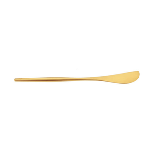 Matte Gold Cheese Spreader - La Cuisine