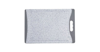 14" Marble Poly Board - Grey - La Cuisine