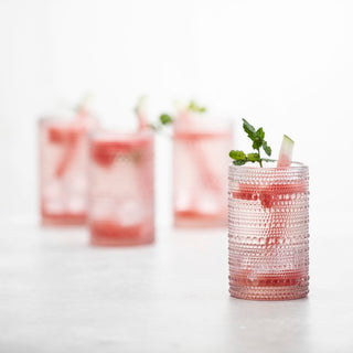 Jupiter Pink Ice Beverage Glassware, 6/pack - La Cuisine