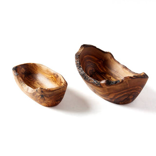 Medium Rustic Olive Wood Dish - La Cuisine
