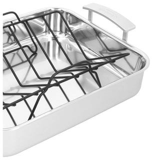 15.75" Stainless Roasting Pan - La Cuisine