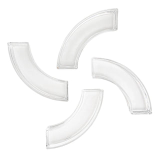 Glass Appetizer Dishes/Tealight Holders, Set/4 - La Cuisine