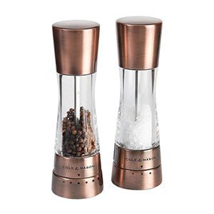 Cole & Mason Derwent Copper Salt & Pepper Mill Set - La Cuisine