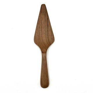 Walnut Wood Cake Server Set - La Cuisine