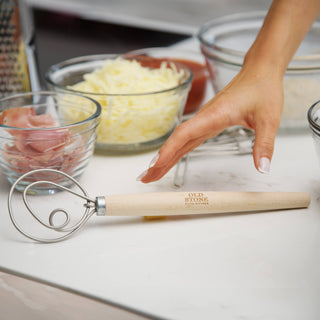Old Stone Dough Whisk - La Cuisine