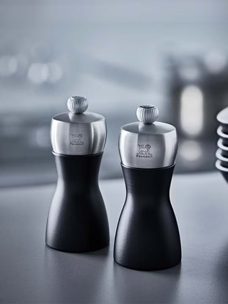 Fidji Salt & Pepper Mill Set, Black - La Cuisine