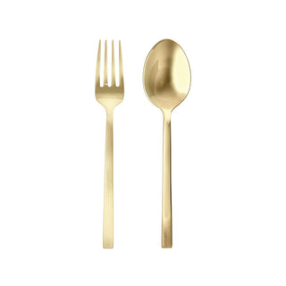 Arezzo Brushed Gold Serving Set/2 - La Cuisine