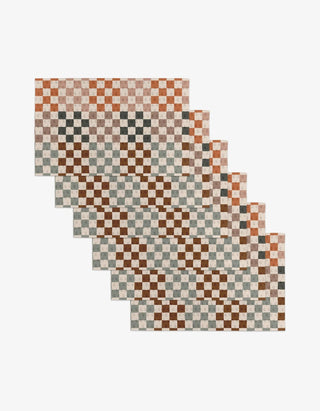 Autumn Checkers Not Paper Towels - Set of 6 - La Cuisine