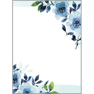 Memo Pad, Blue Floral - La Cuisine