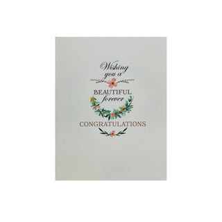 Wedding Card, Laurel Wreath - La Cuisine