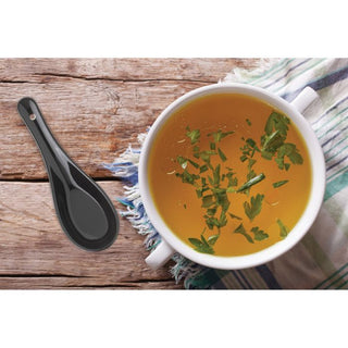 Chinese Soup Spoon, black - La Cuisine
