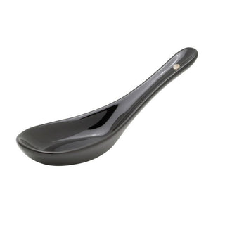 Chinese Soup Spoon, black - La Cuisine
