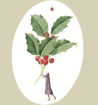 Holly and Mistletoe Gift Tag - La Cuisine