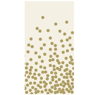 Gold Confetti Guest Napkin - 16/pkg - La Cuisine