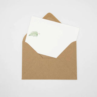 Fabulous Fern Flat Note 12/pkg - La Cuisine