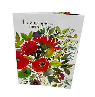 Mother's Day Card-Bright Zinneas