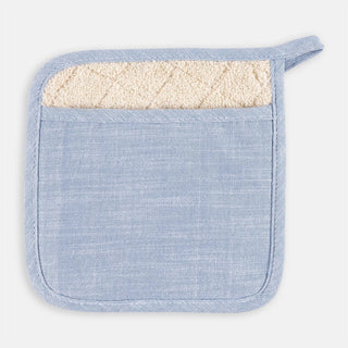 Milk Street Potholder - Chambray Slub (Faded Denim) - La Cuisine