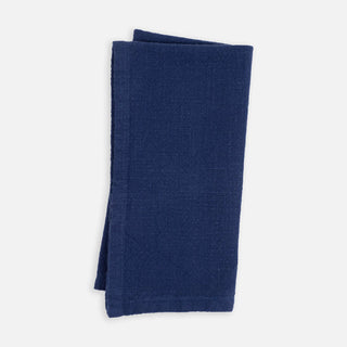 Washed Rustic Napkin, Medieval Blue - La Cuisine