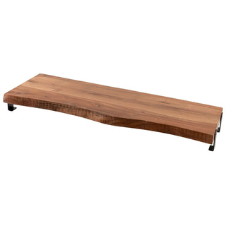 Sierra Wood Serve Board w/ Iron Feet - La Cuisine