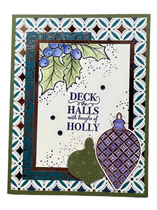 Deck the Halls Christmas Card - La Cuisine