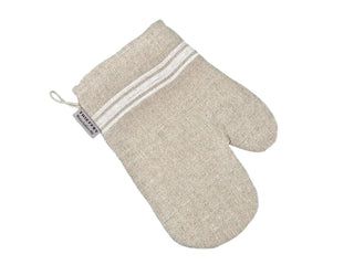 Thieffry White Monogramme Oven Mitt - La Cuisine