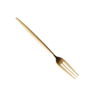 Matte Gold Appetizer Fork - La Cuisine