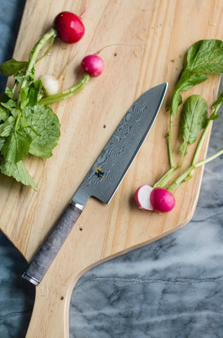 Miyabi Black 5000 5.5" Fine Edge Santoku Knife - La Cuisine